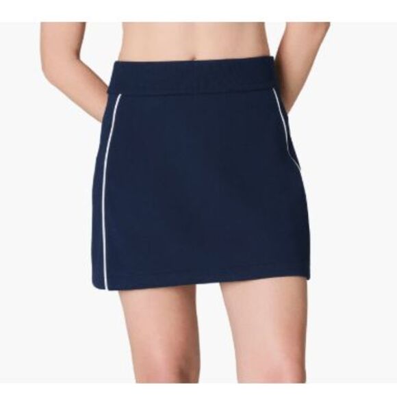 SPANX AirEssentials Pique Skort Navy- Size M - Picture 1 of 8